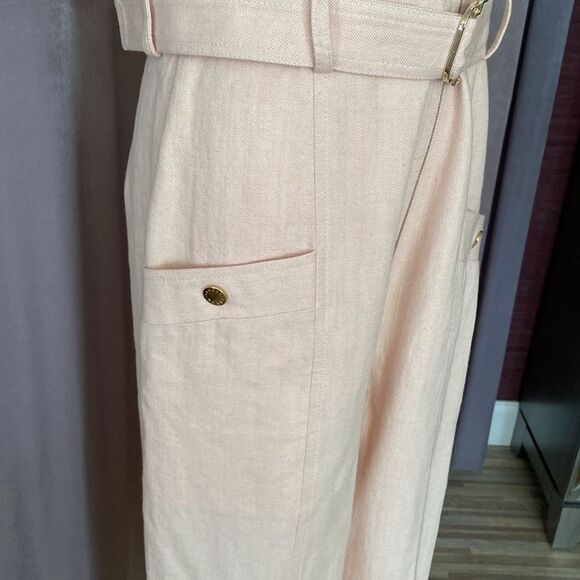 Sandro Pink Flutter Sleeve Jumpsuit, US2 - Picture 12 of 15